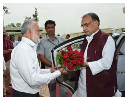 Dignitaries visited the National Gene Bank of National Bureau of Plant Genetic resources