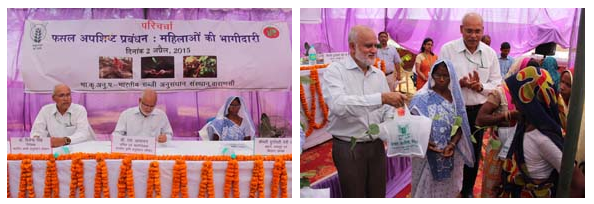 Crop Residues Management Unit Inaugurated at IIVR, Varanasi