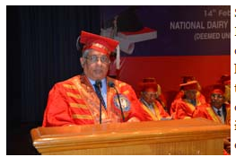 Additional Secretary, DARE & Secretary, ICAR delivered the Convocation Address of NDRI, Karnal