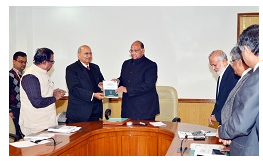 Report on KVK Presented to Union Minister of Agriculture and Food Processing Industries
