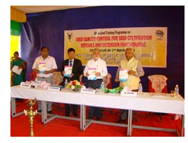 Training Programme on Seed Quality Control Organized