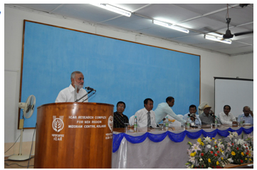 Interface Meeting Organized at ICAR-RC for NEH Region, Mizoram